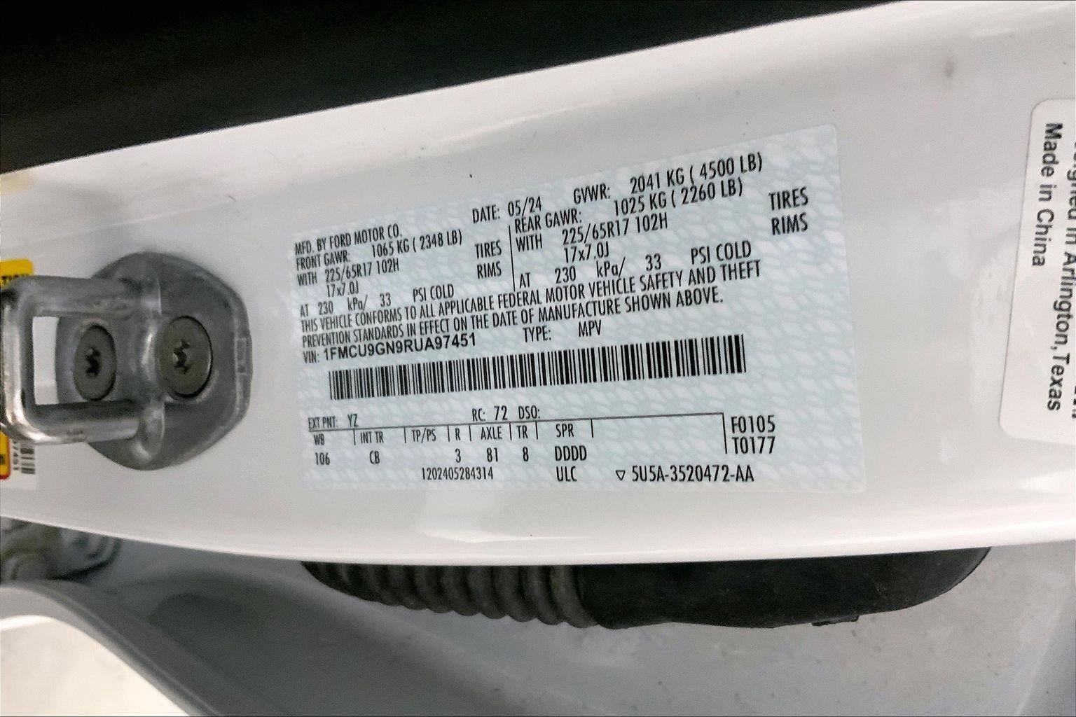 2024 Ford Escape Active