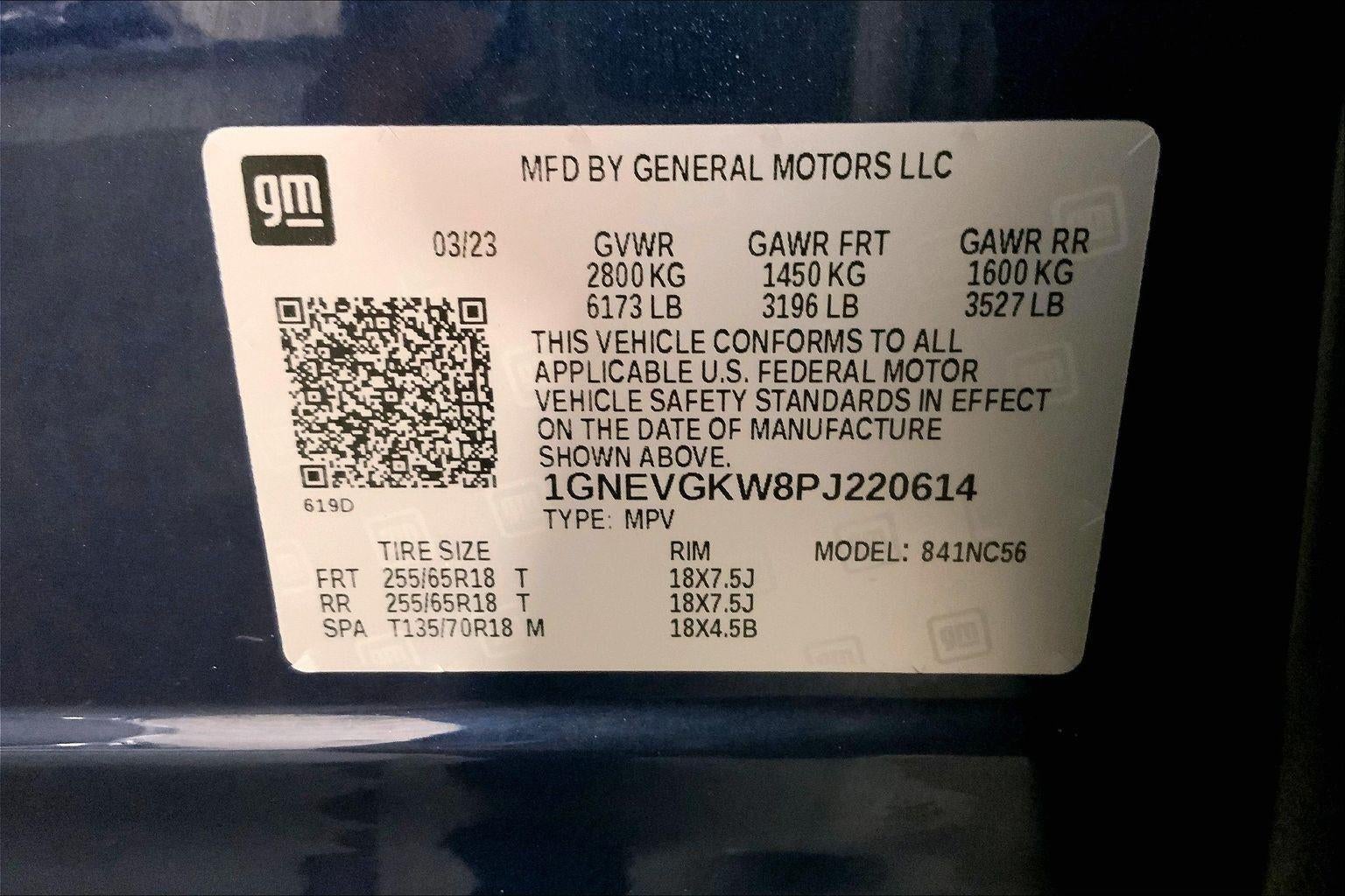 2023 Chevrolet Traverse LT Cloth