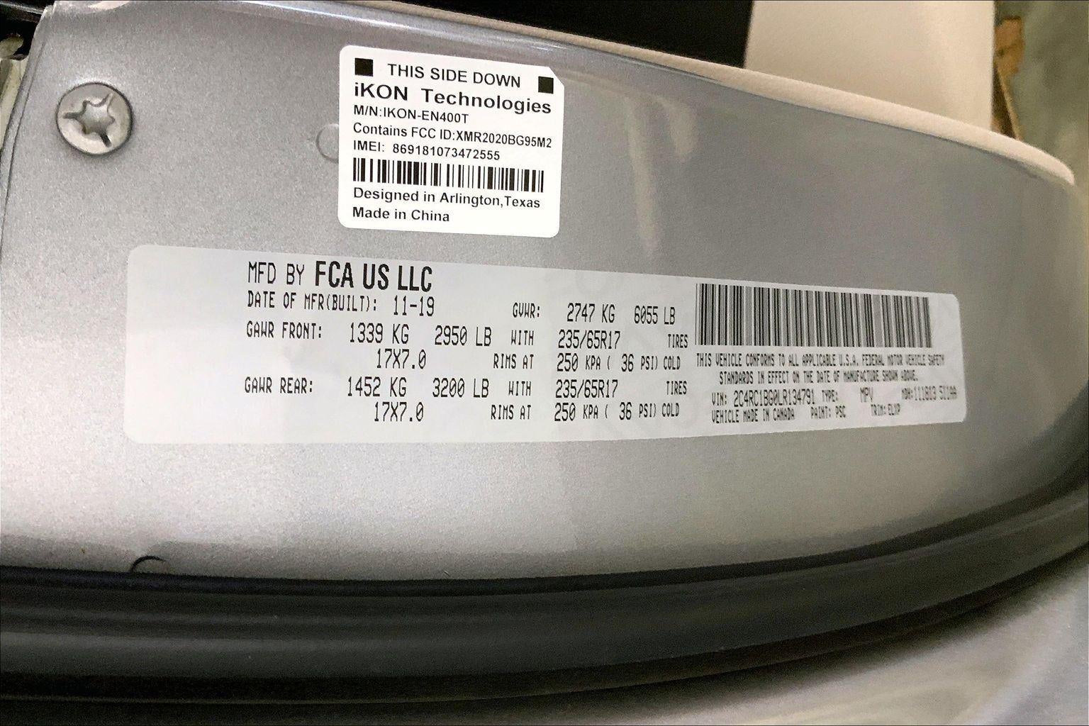 2020 Chrysler Pacifica Touring L