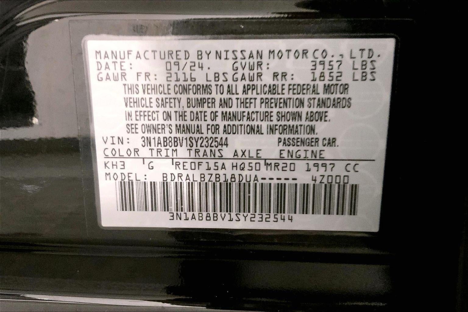 2025 Nissan Sentra S