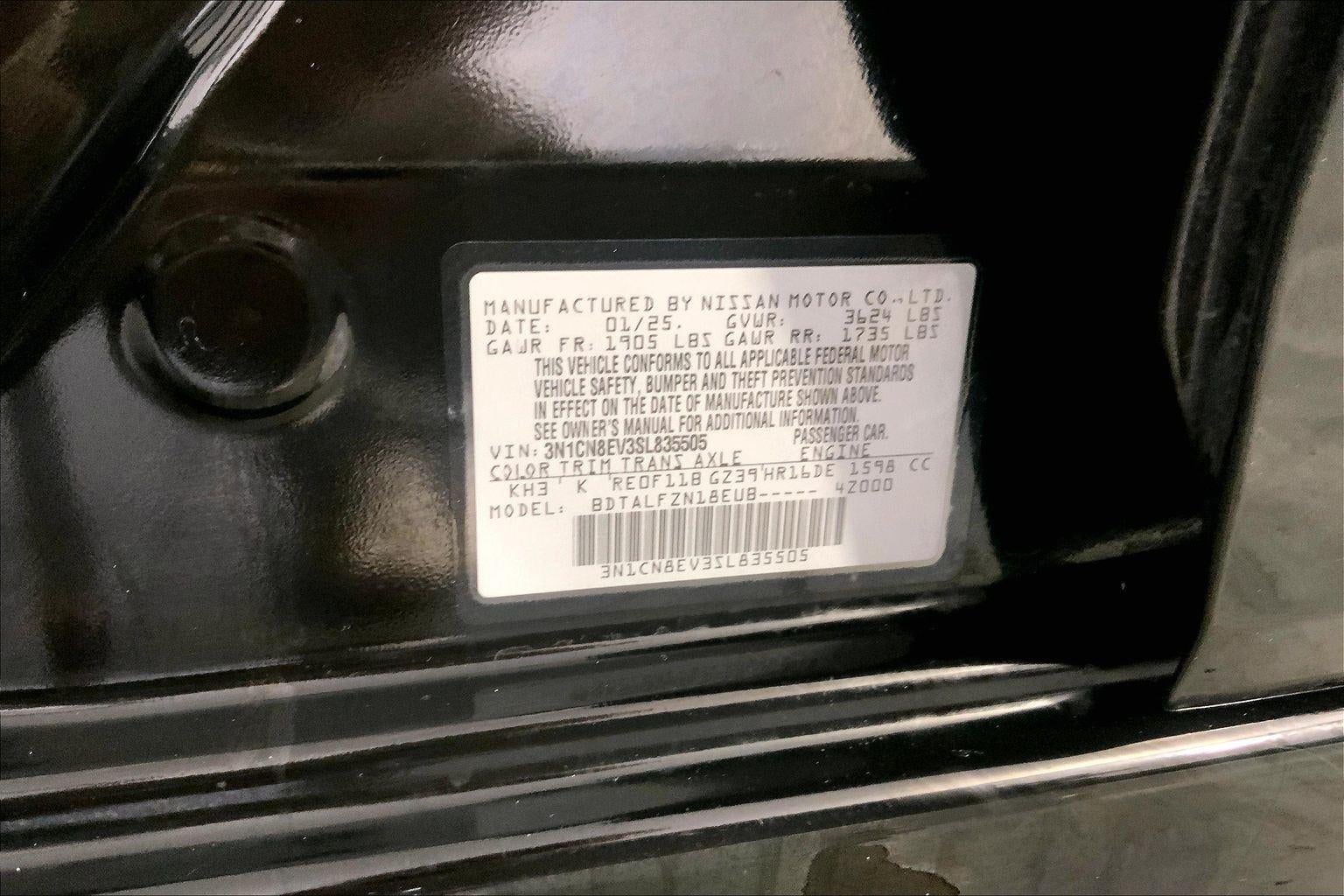 2025 Nissan Versa SV