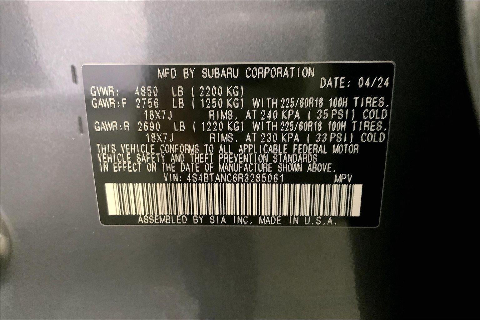 2024 Subaru Outback Limited