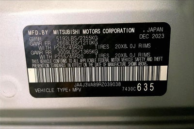 2024 Mitsubishi Outlander SE Black Edition