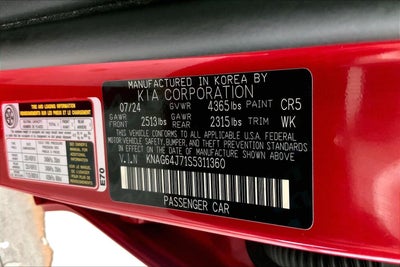2025 Kia K5 GT-Line