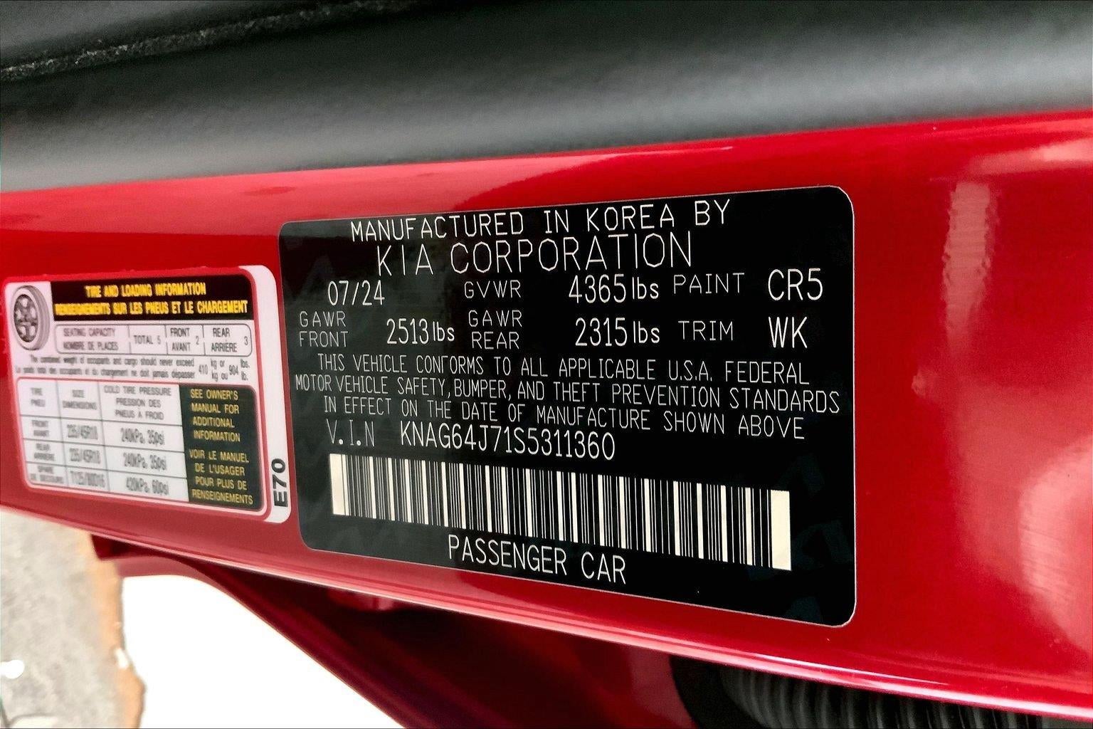 2025 Kia K5 GT-Line
