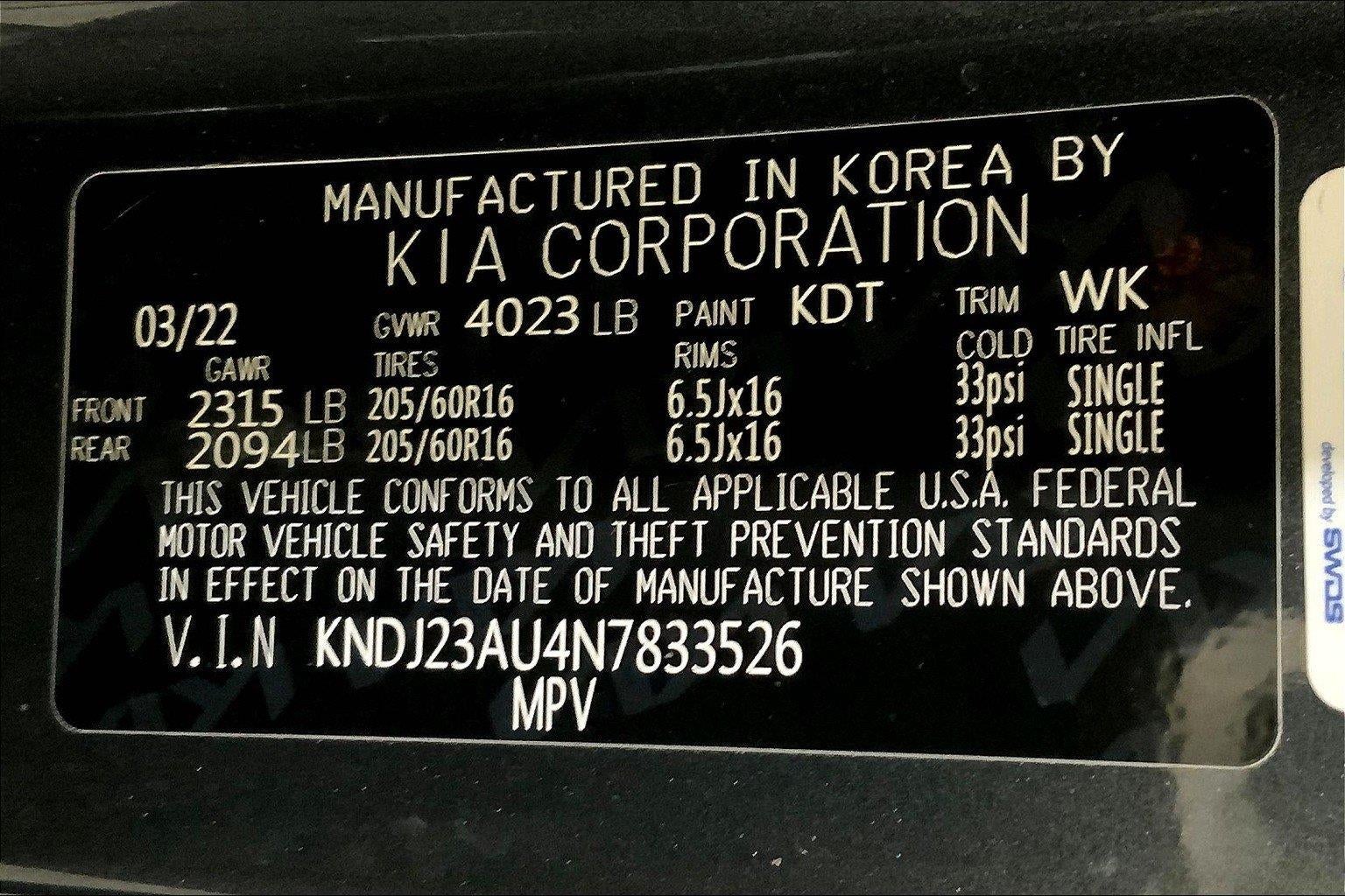 2022 Kia SOUL LX