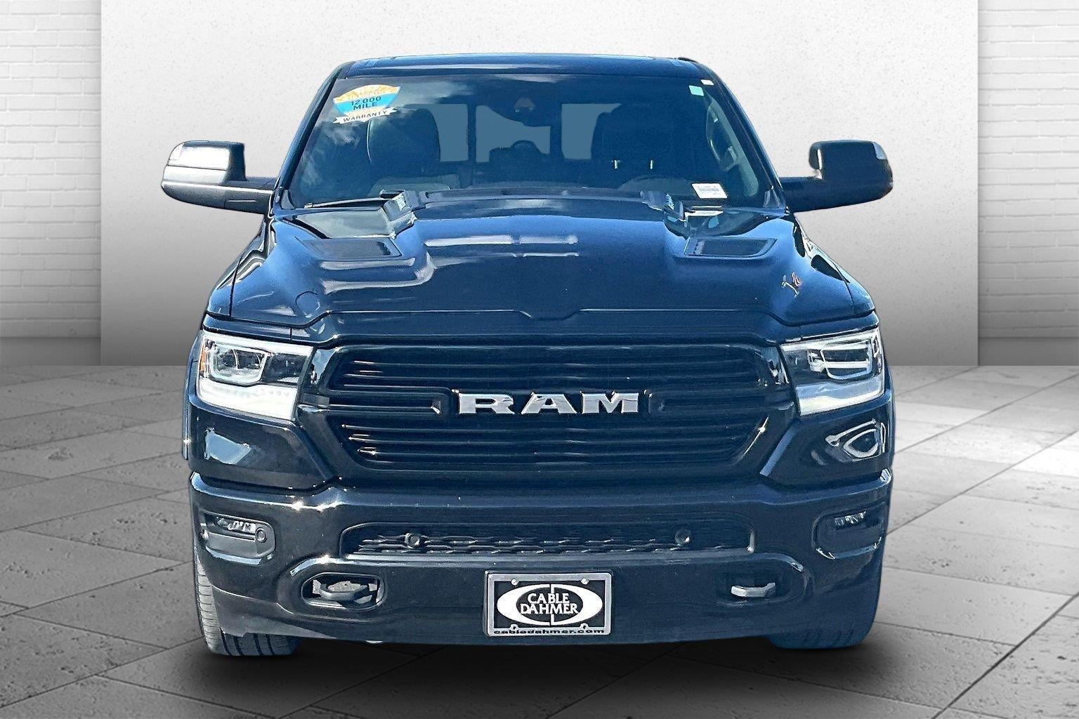 Used 2021 RAM Ram 1500 Pickup Laramie with VIN 1C6SRFJTXMN791857 for sale in Kansas City