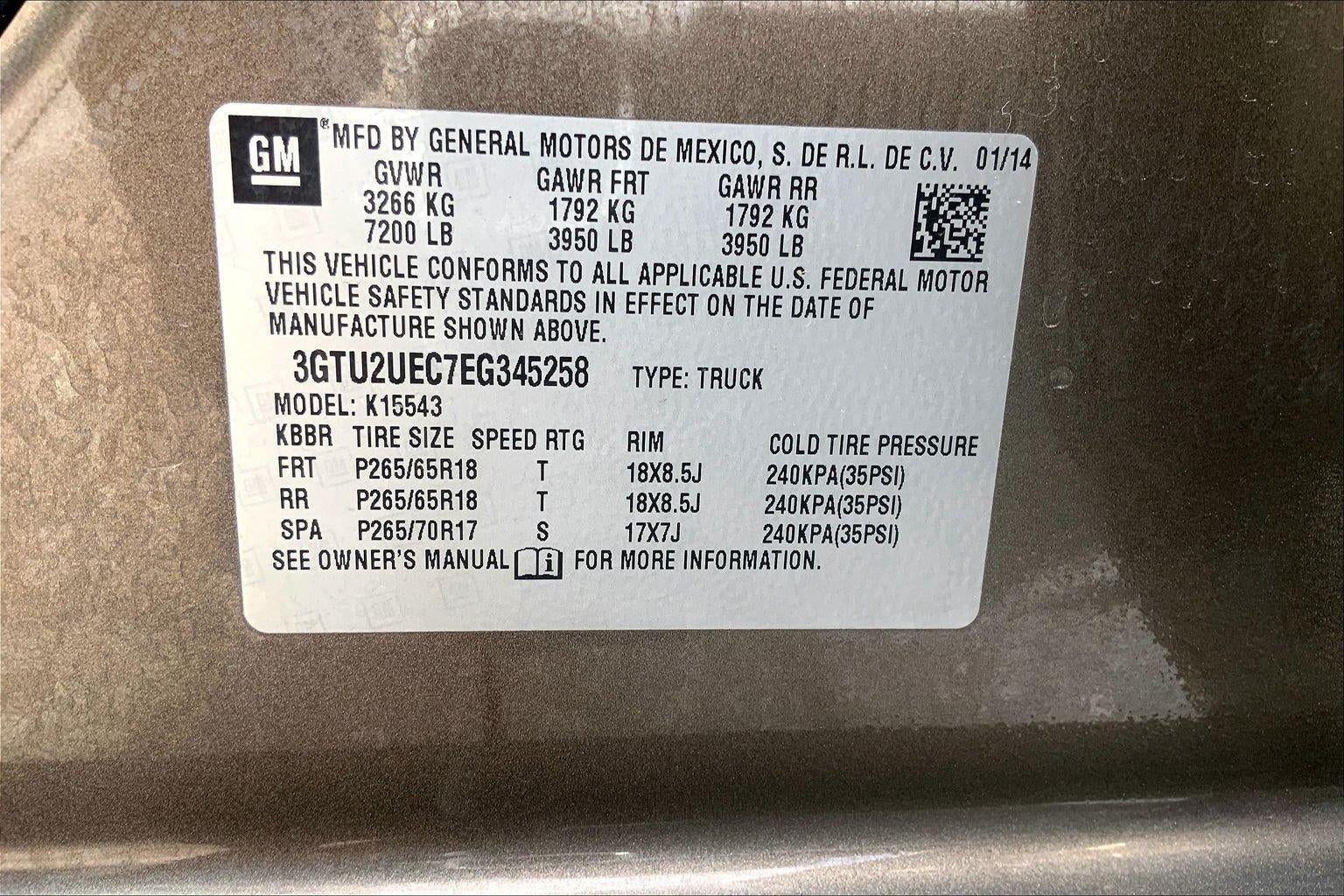 2014 GMC Sierra 1500 SLE