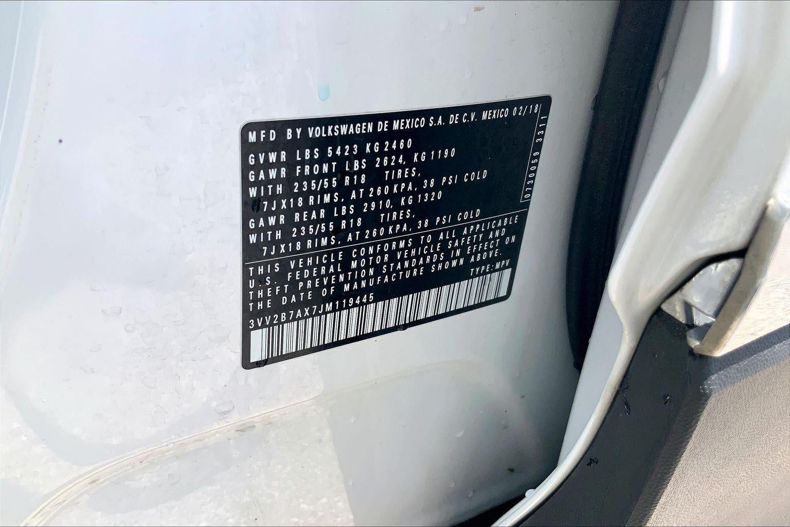 2018 Volkswagen Tiguan SEL