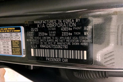 2025 Kia K5 LXS