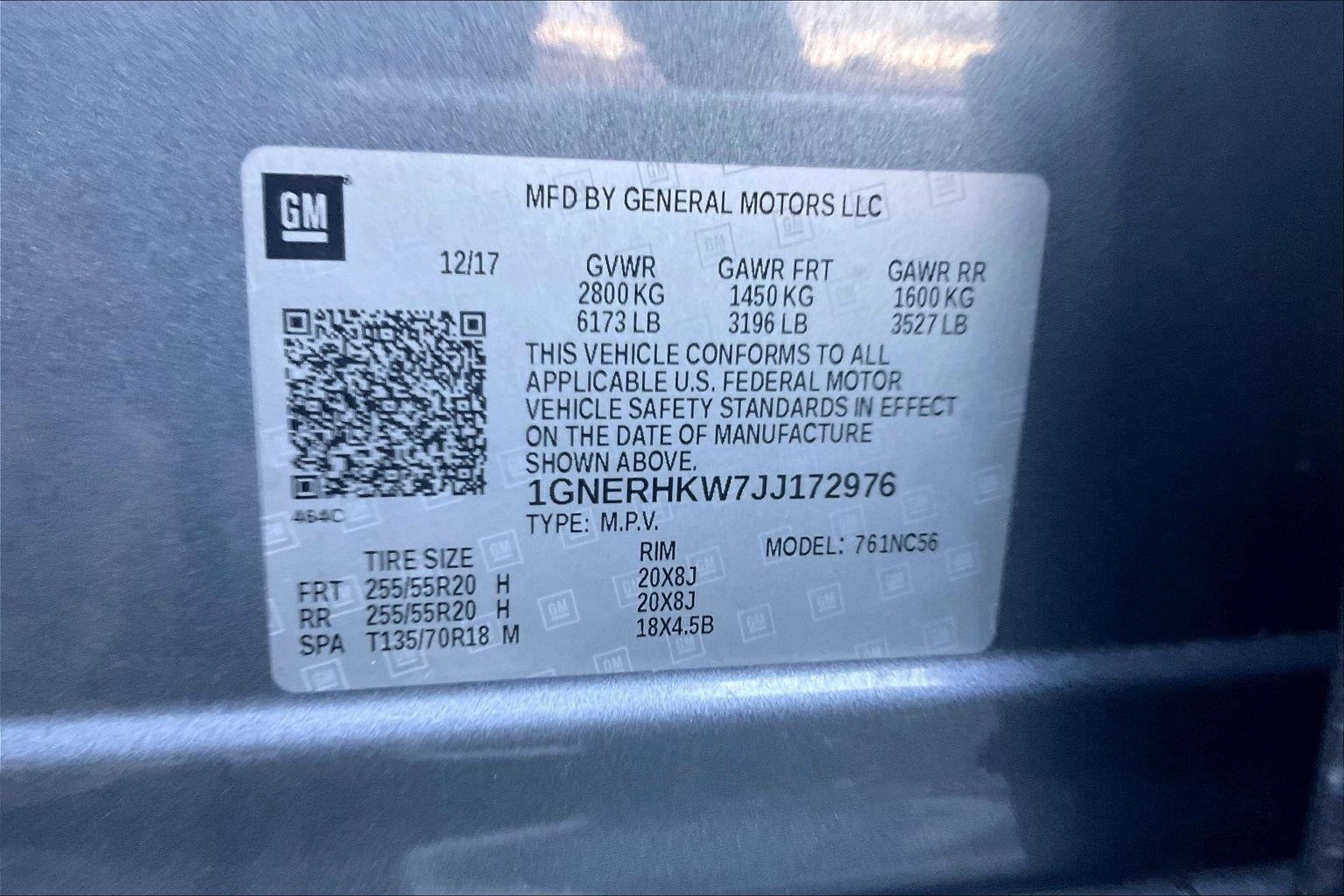 2018 Chevrolet Traverse LT Leather