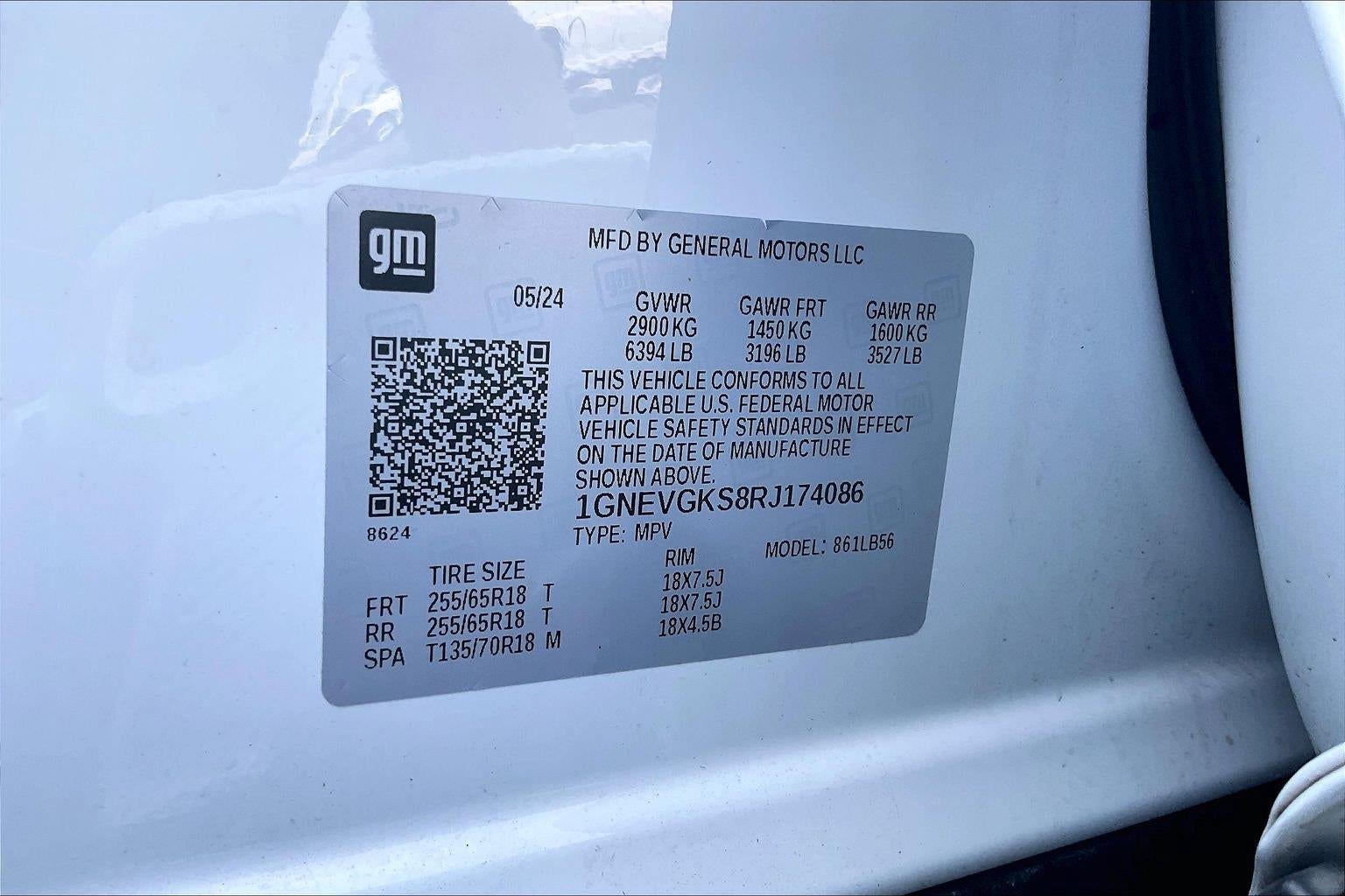 2024 Chevrolet Traverse LT
