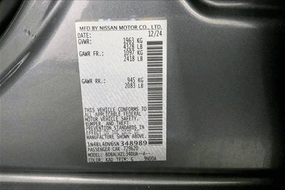 2025 Nissan Altima SV