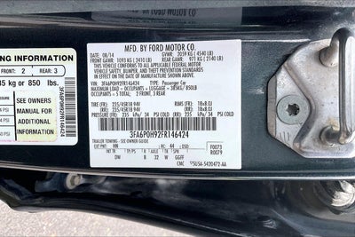 2015 Ford Fusion SE