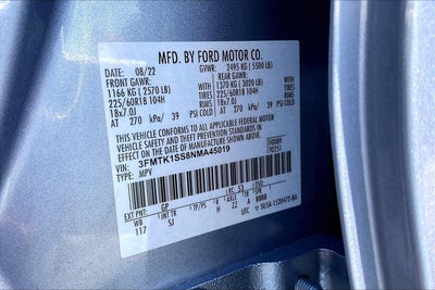 2022 Ford Mustang Mach-E Select