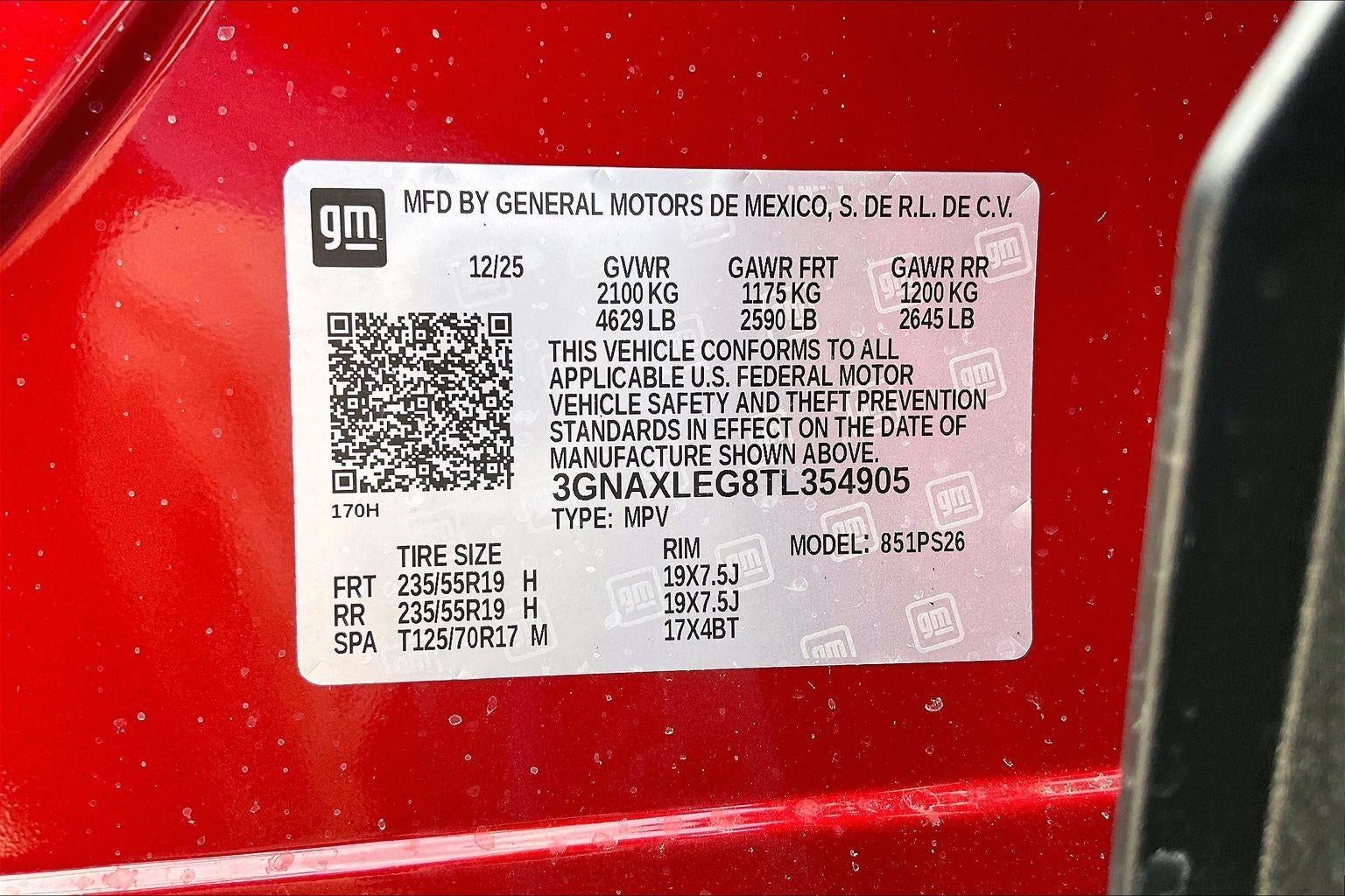 2026 Chevrolet Equinox RS