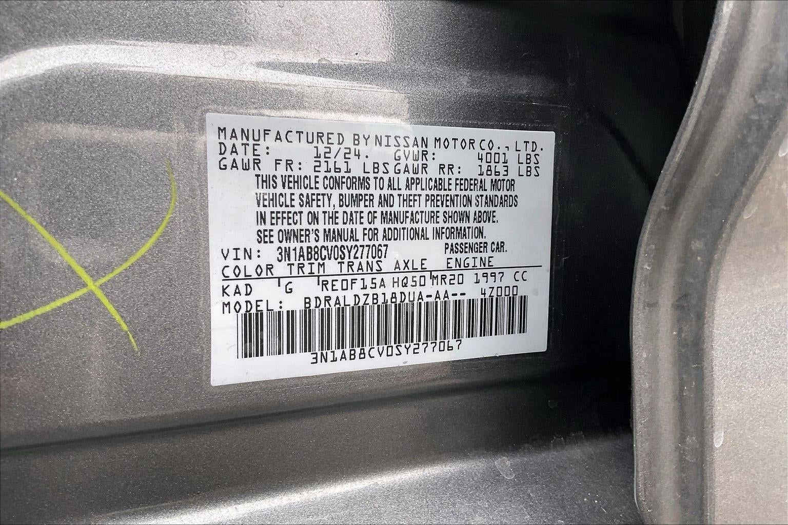 2025 Nissan Sentra SV