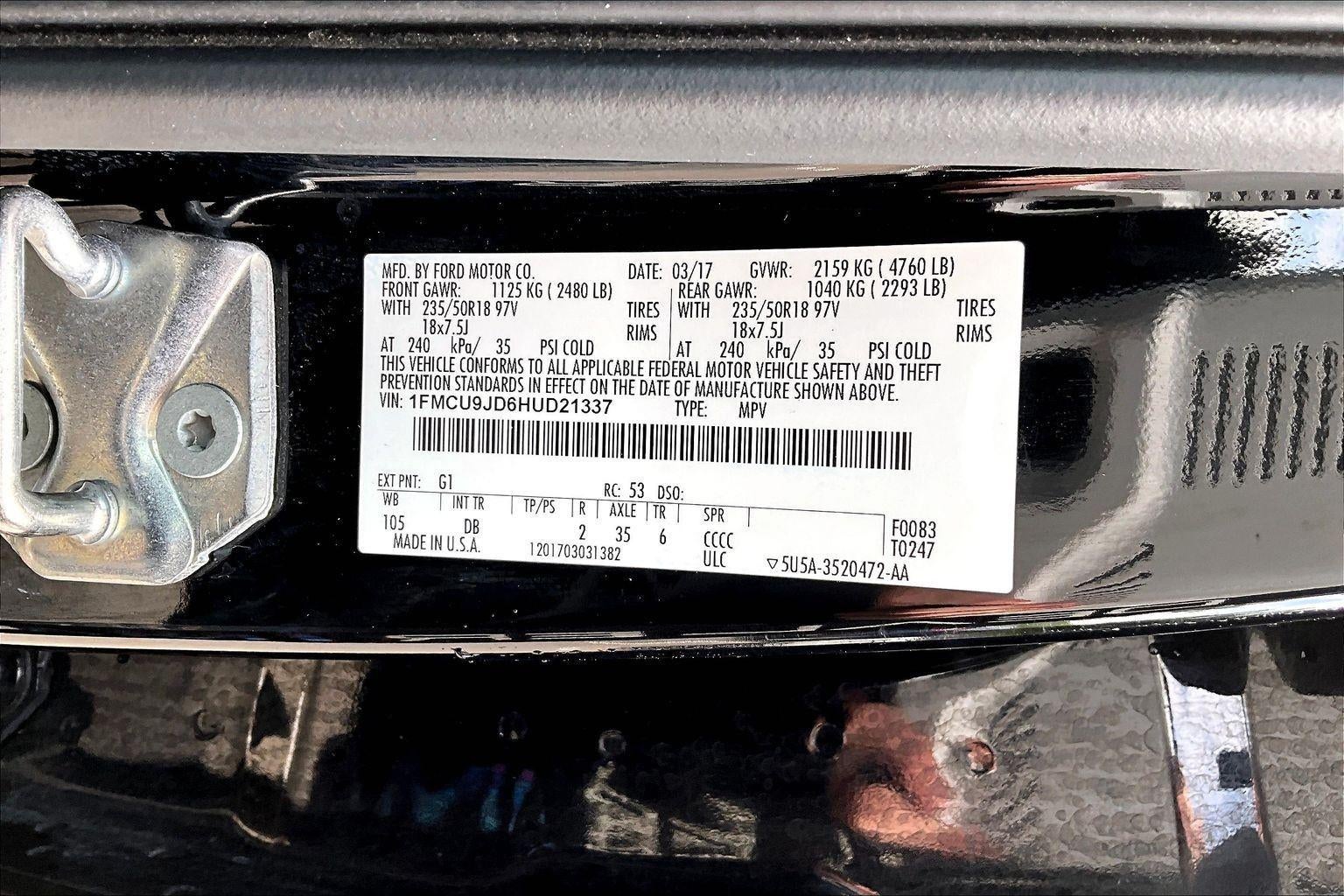 2017 Ford Escape Titanium