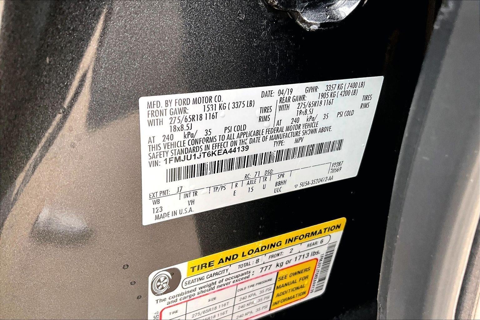 2019 Ford Expedition XLT