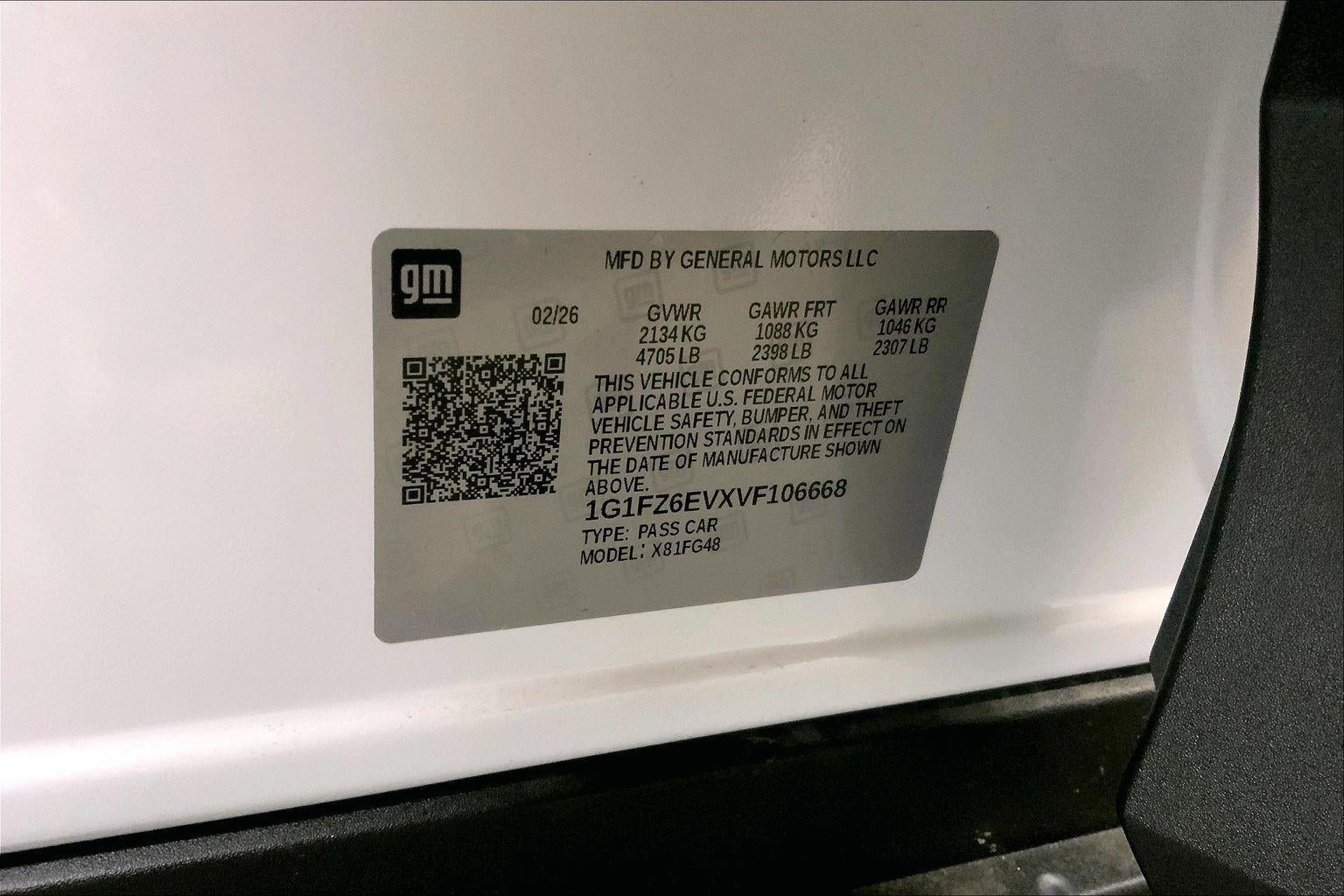 2027 Chevrolet Bolt RS