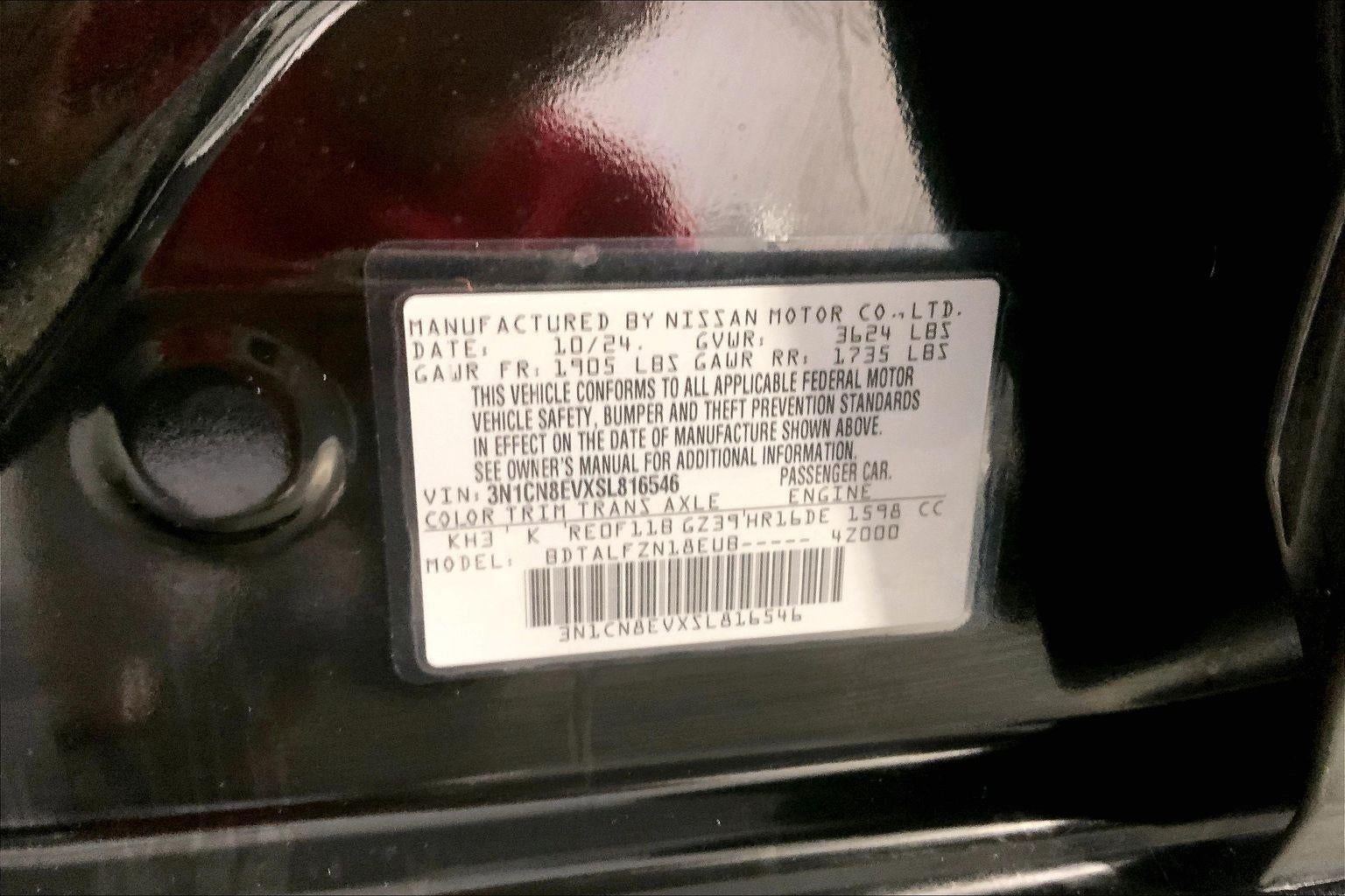2025 Nissan Versa SV
