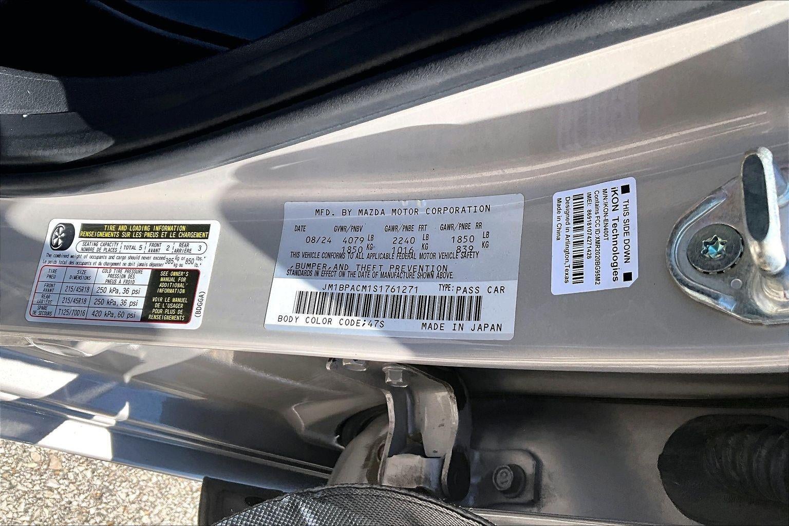 2025 Mazda Mazda3 Sedan 2.5 S Preferred