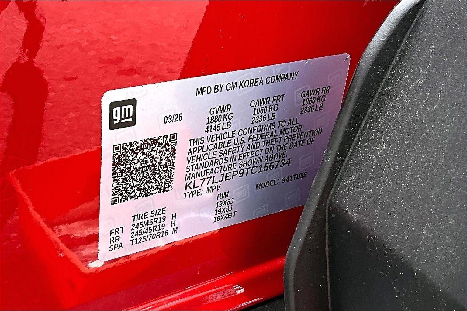 2026 Chevrolet Trax 2RS