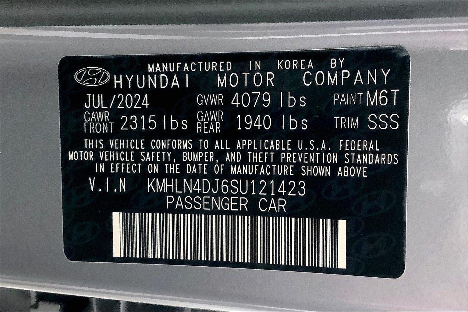 2025 Hyundai Elantra Hybrid Limited