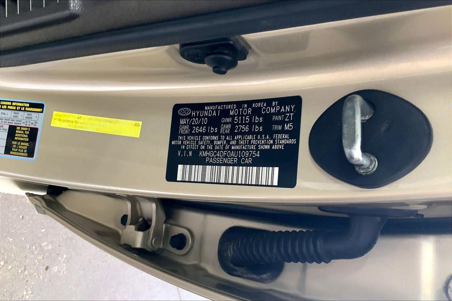 2010 Hyundai Genesis 4.6
