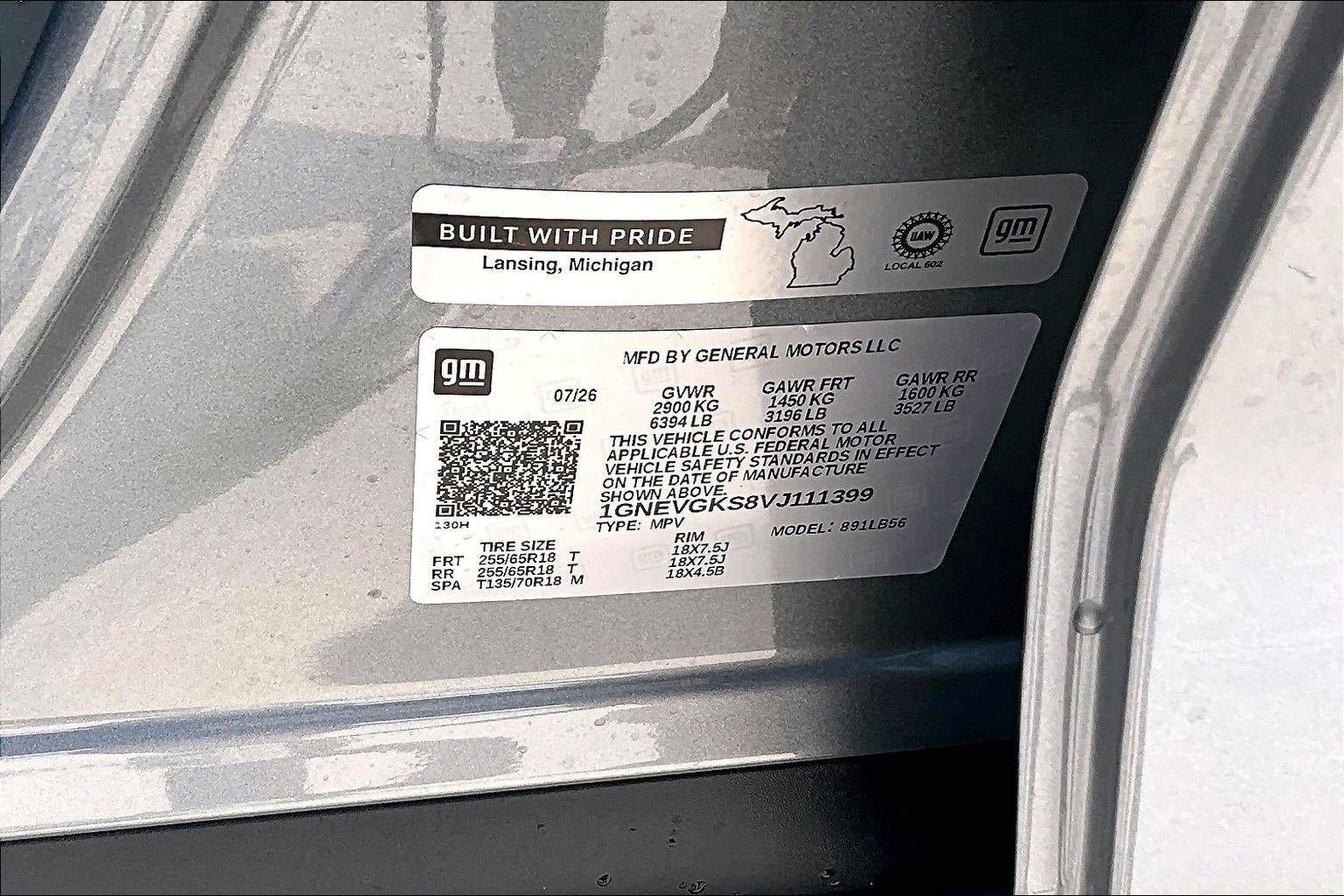 2027 Chevrolet Traverse LT