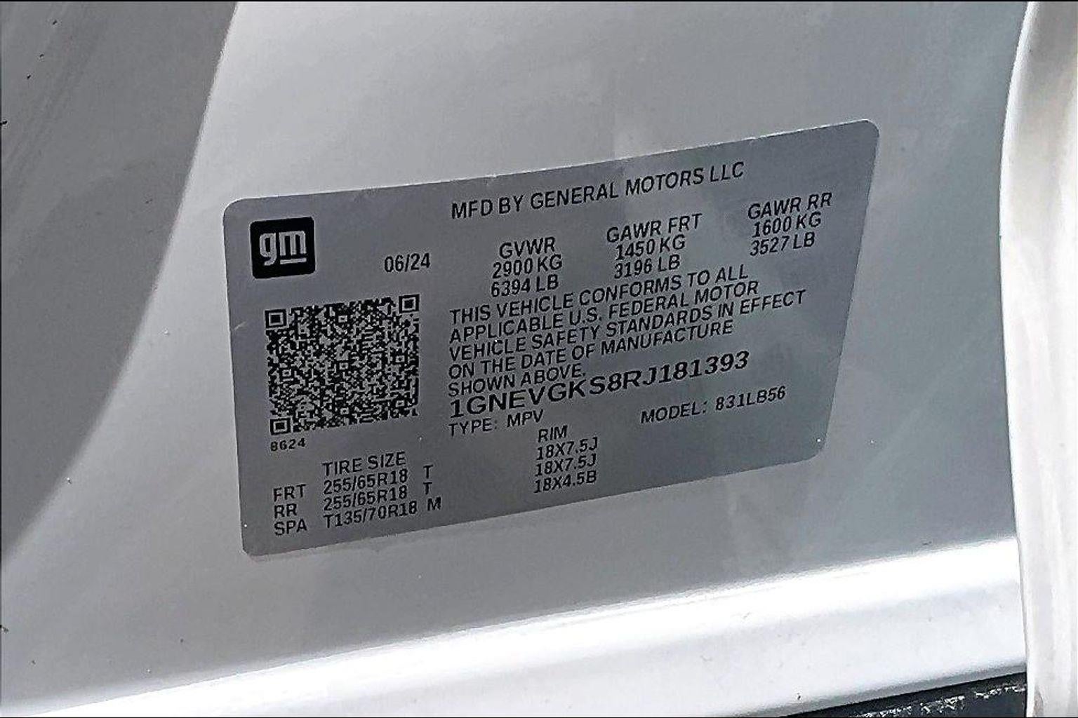 2024 Chevrolet Traverse AWD LT
