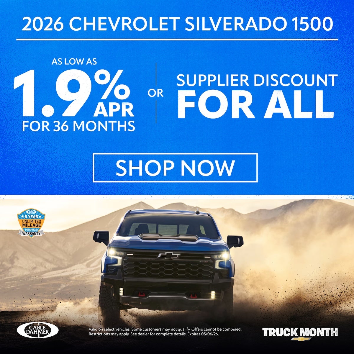 2026 Chevrolet Silverado 1500